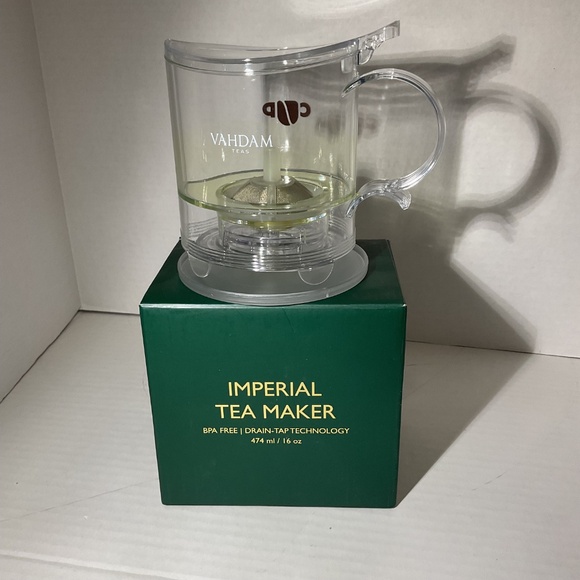 Imperial Tea Infuser Teapot BPA Free Drain-Tap Technology 16oz - Picture 2 of 7